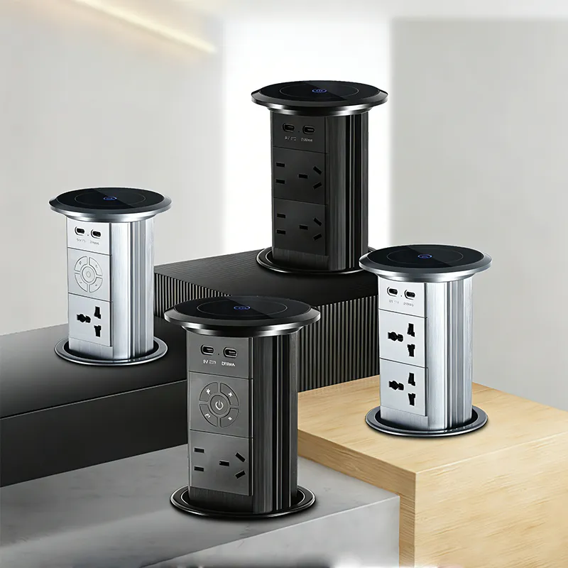 Power & Connectivity Solutions motorized pop up desk sockets