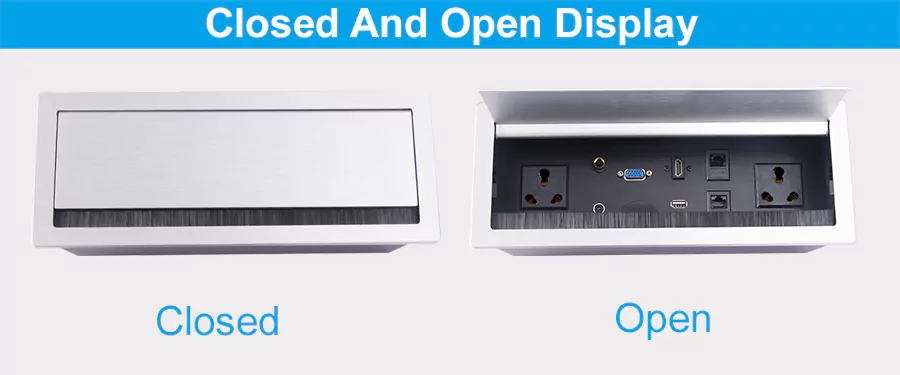 Flip-Up Desk Sockets with HDMI