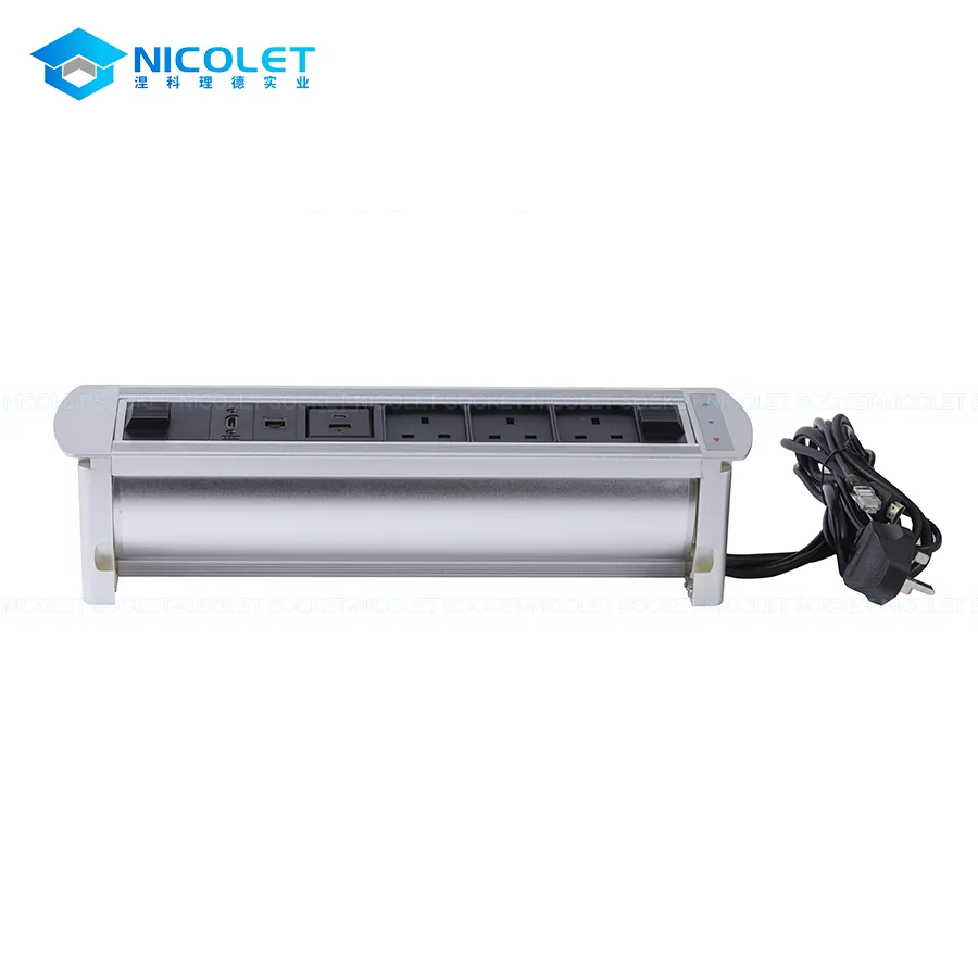 Motorized Rotating Desk Sockets & Modules Customized Motorized Rotating Desk Socket