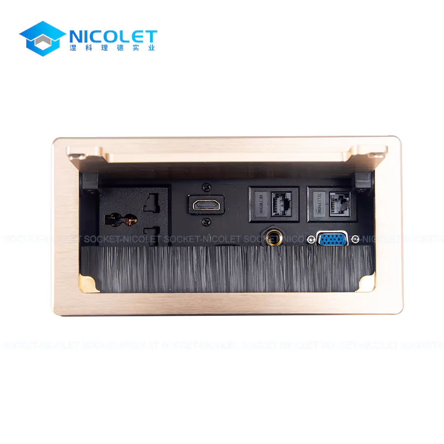 Flip-Up Desk Sockets with USB