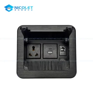 Multifunctional Flip-Up Desk Sockets with USB