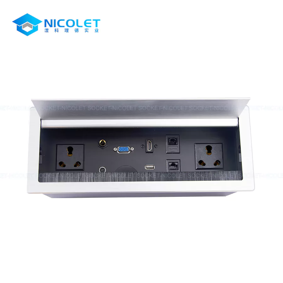 Flip-Up Desk Sockets with HDMI