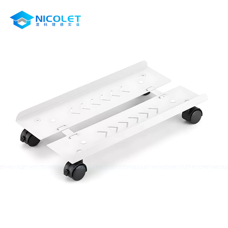 npz 6 mobile cpu holder with swivel casters | nicolet workspace Mobile CPU Holder with Swivel Casters