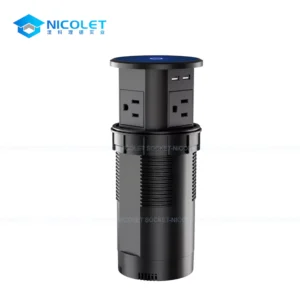 Motorized Pop-Up Desk Sockets With USB