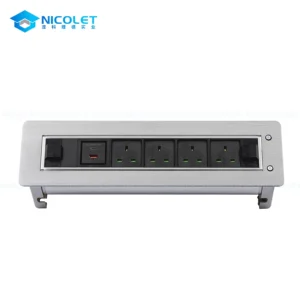 Motorized Rotating Desk Sockets