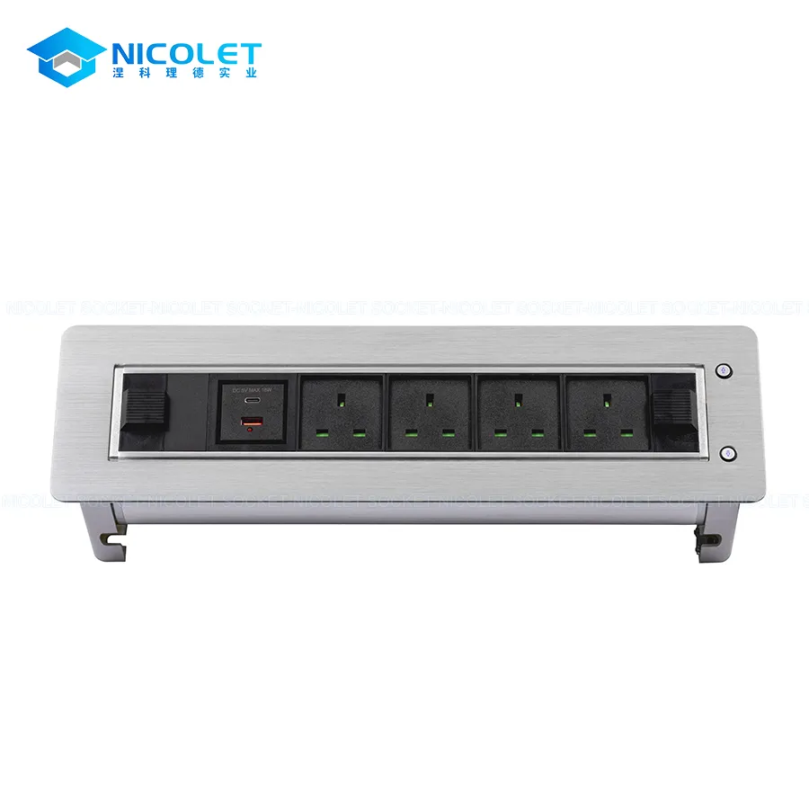 Motorized Rotating Desk Sockets & Modules Motorized Rotating Desk Sockets