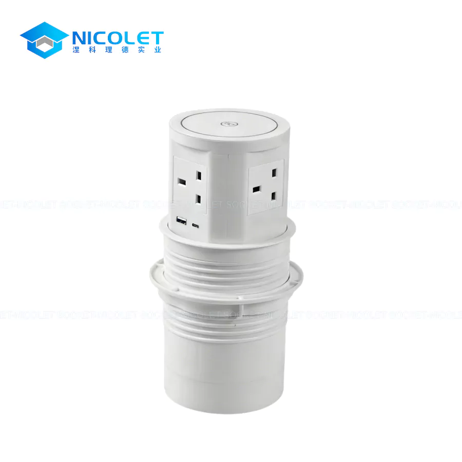 Pneumatic Pop-Up Desk Sockets Pneumatic Pop-Up Desk Sockets