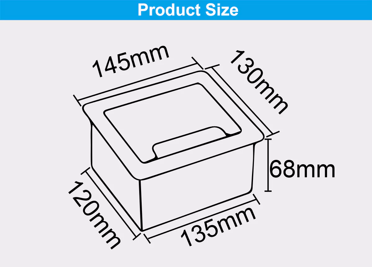 Multifunctional Flip-Up Desk Sockets with USB