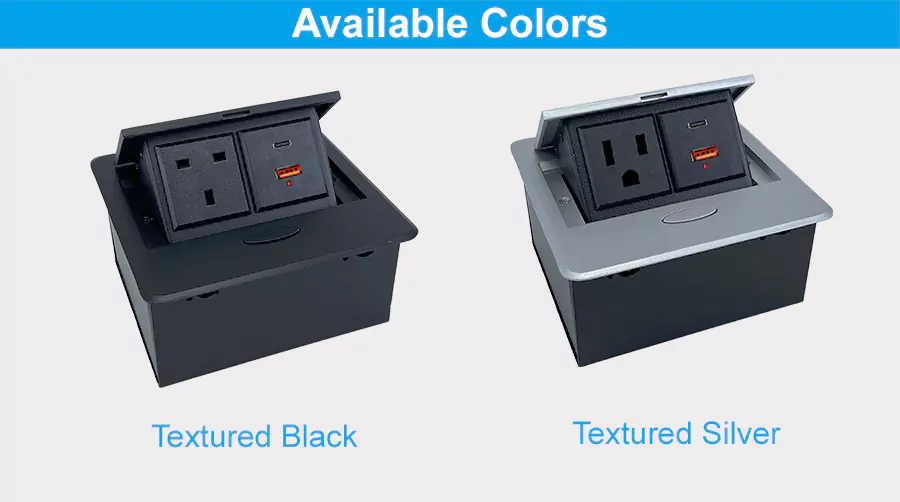 AU Recessed Power Outlet OEM Pop-Up Desktop Sockets With USB for office | Nicolet NPR-027 OEM Pop-Up Desktop Sockets