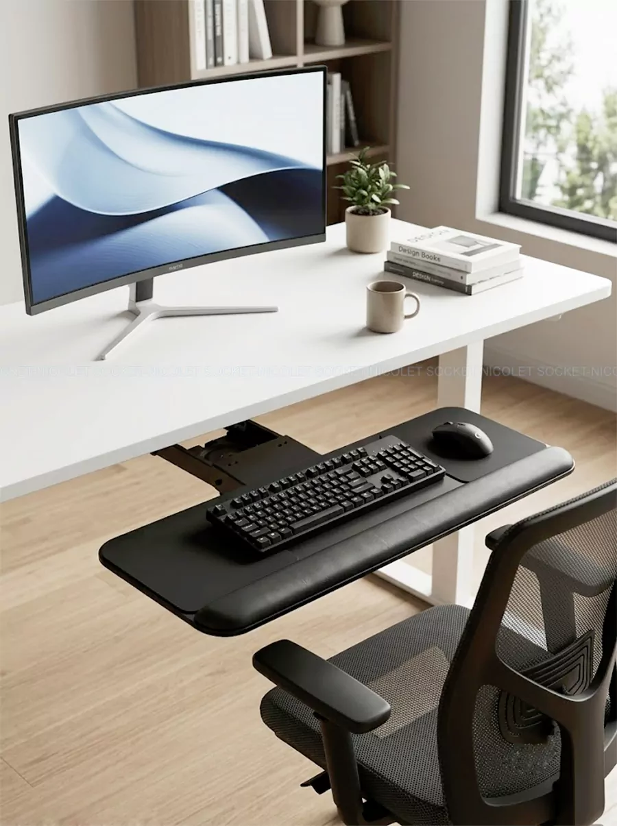 Keyboard Trays & Drawer Systems npk-11-under-desk-keyboard-tray