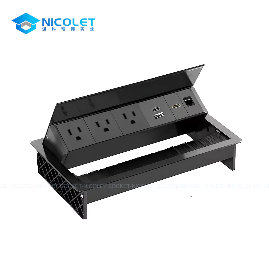 NPR-F1584 Flip-Up Desk Power Socket