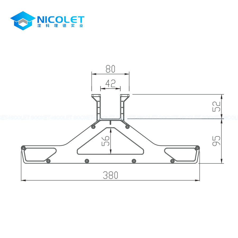 npe 42 86 type modular under desk cable tray & power enclosure | nicolet workspace 86-Type Modular Under-Desk Cable Tray