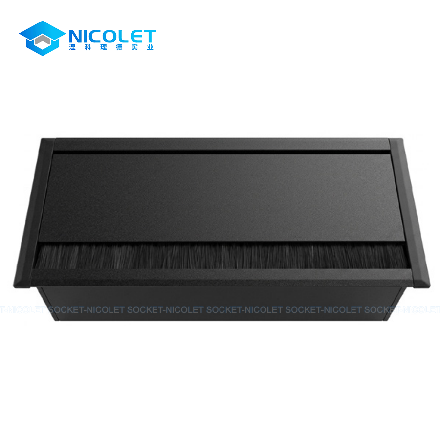 Cable Boxes with Modular Frames Aluminum Conference Table Cable Grommet Box