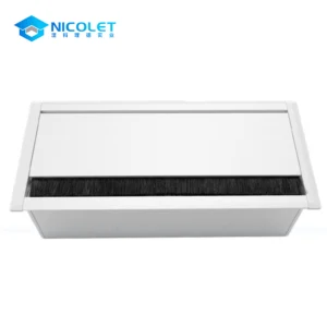 Aluminum Conference Table Cable Grommet Box