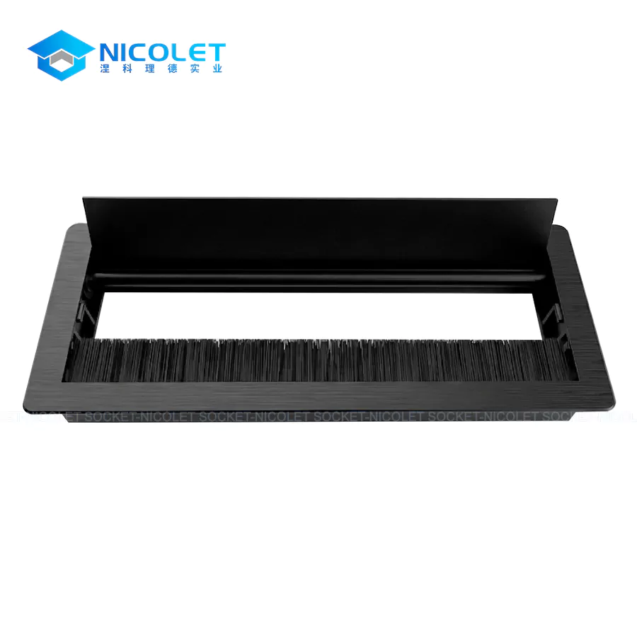 premium soft close flush mount desk cable grommet npg 08 | nicolet manufacturer Soft-Close Flush mount Desk Cable Grommet
