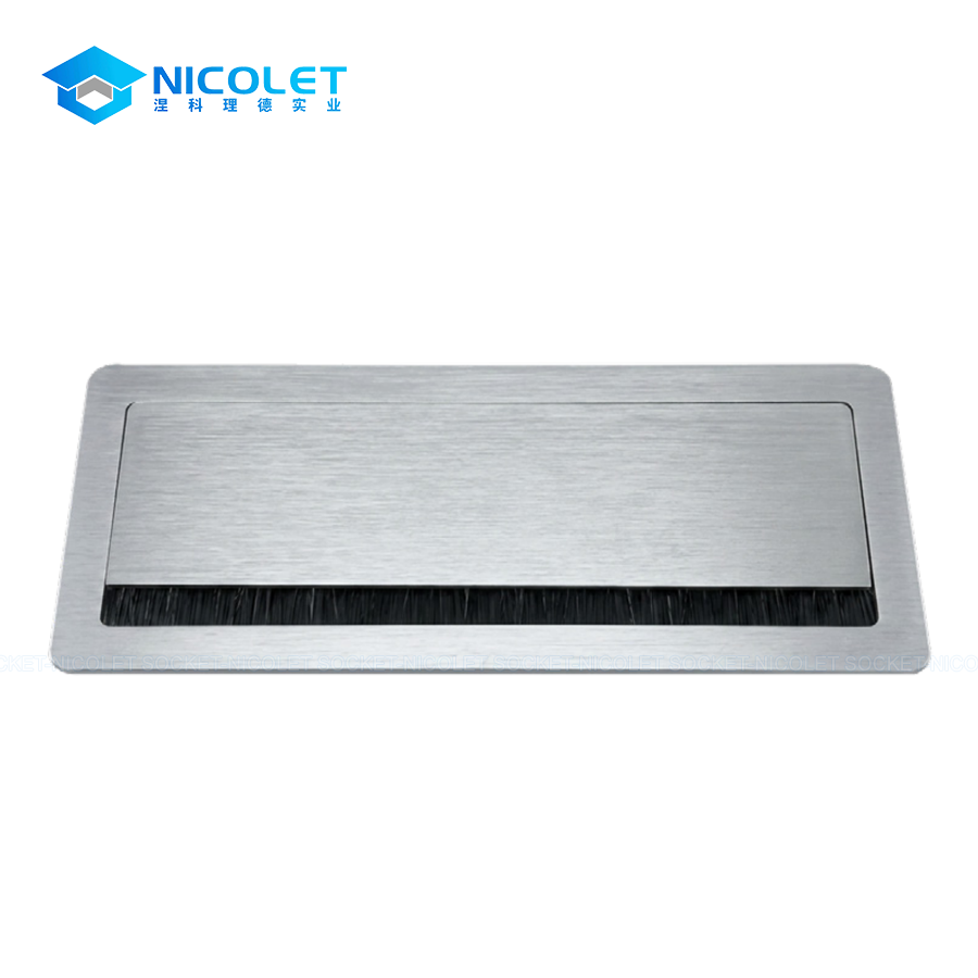 wholesale npg 13 soft close aluminium table cable grommet | nicolet workspace Table Cable Grommet