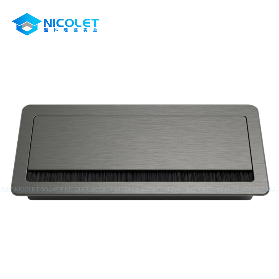 wholesale npg 13 soft close aluminium table cable grommet | nicolet workspace Table Cable Grommet