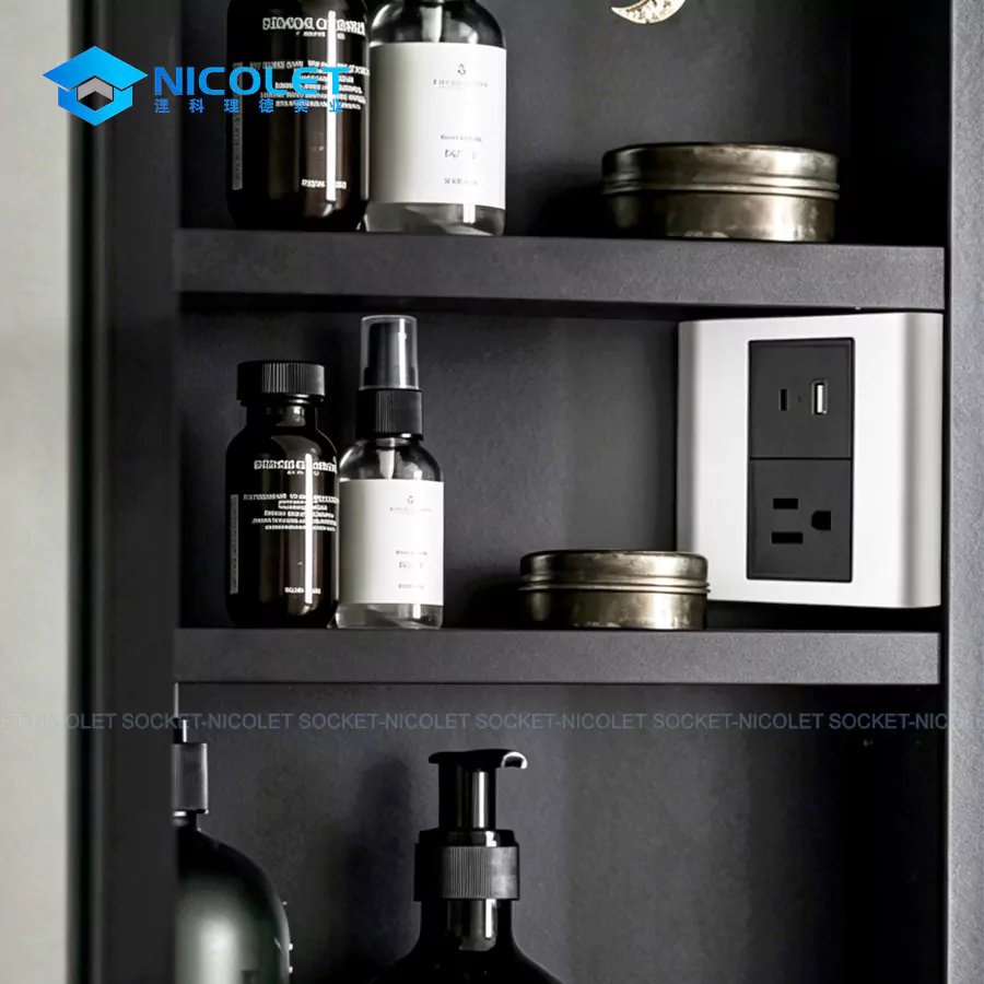 modular corner power socket npc 1080 with 65w usb c pd | nicolet workspace Wholesale Corner Power Socket