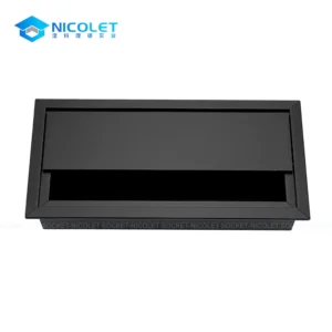 aluminum flip-top desk cable grommet