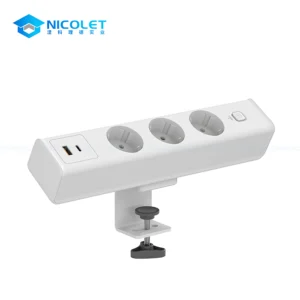 clamp-on desk power strip