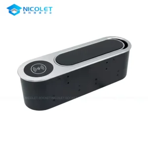 Desk Socket with 15W Qi Charger