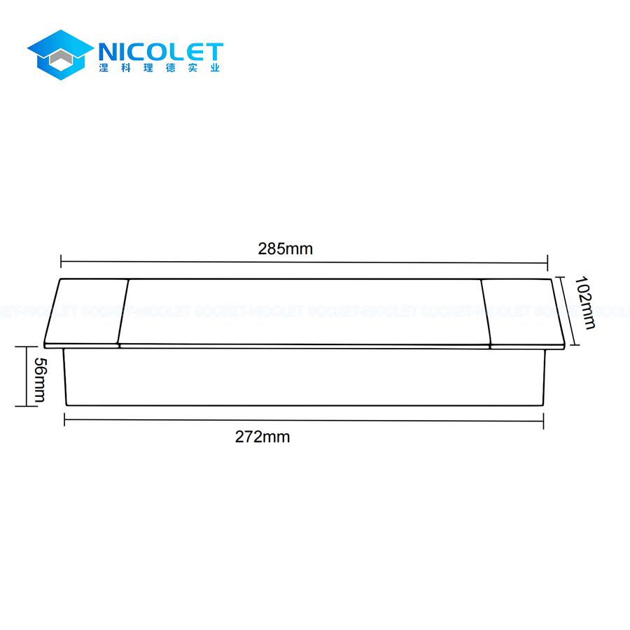 npr f1952 flip up recessed desk power outlet | 65w pd charger | nicolet Flip-Up Recessed Desk Power Outlet