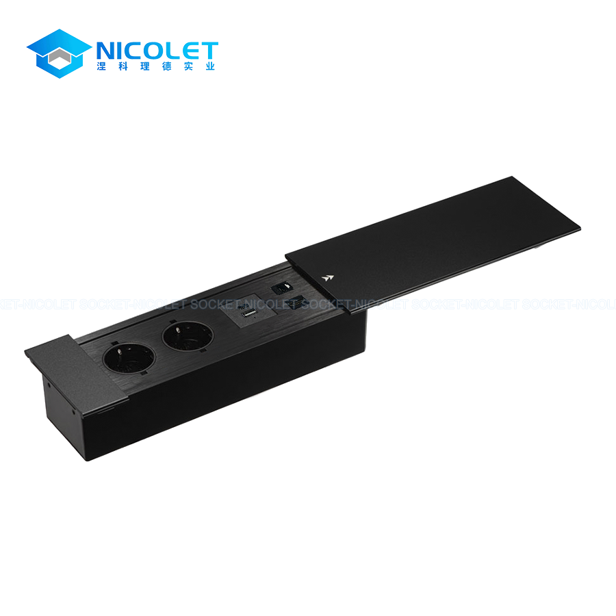 Sliding Desk Sockets & Modules OEM Sliding Desktop Outlet Manufacturer