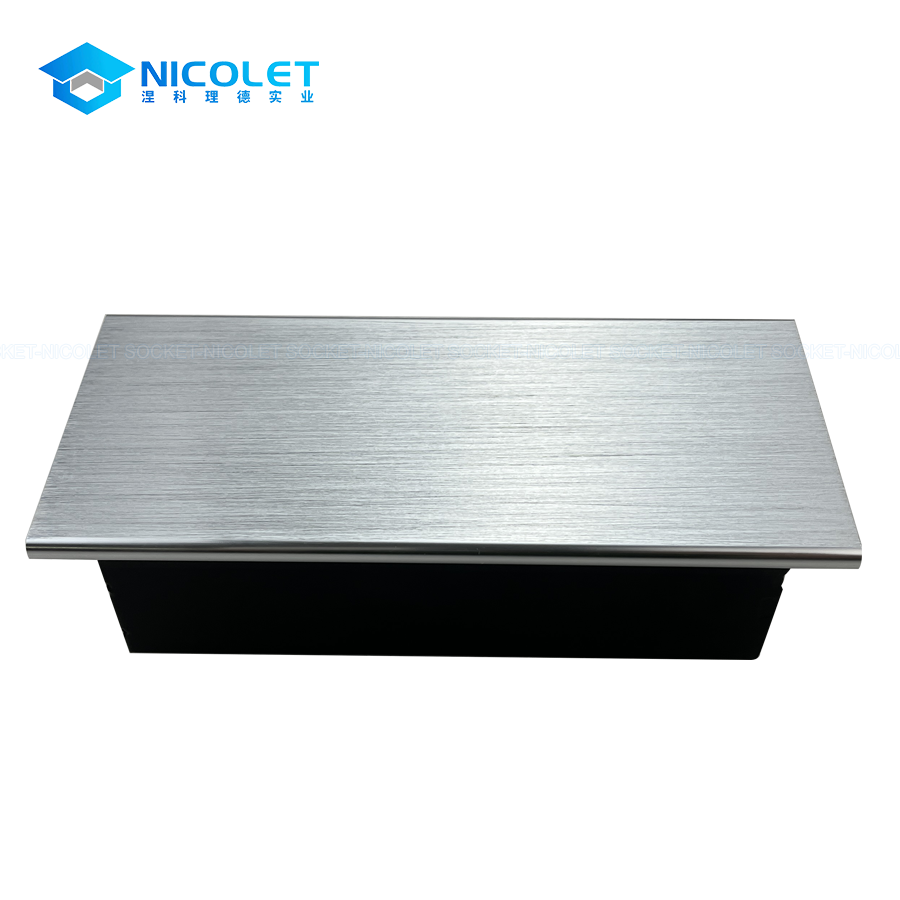 npr s1850 sliding cover desk socket | 65w pd recessed power strip | nicolet Sliding Cover Desk Socket