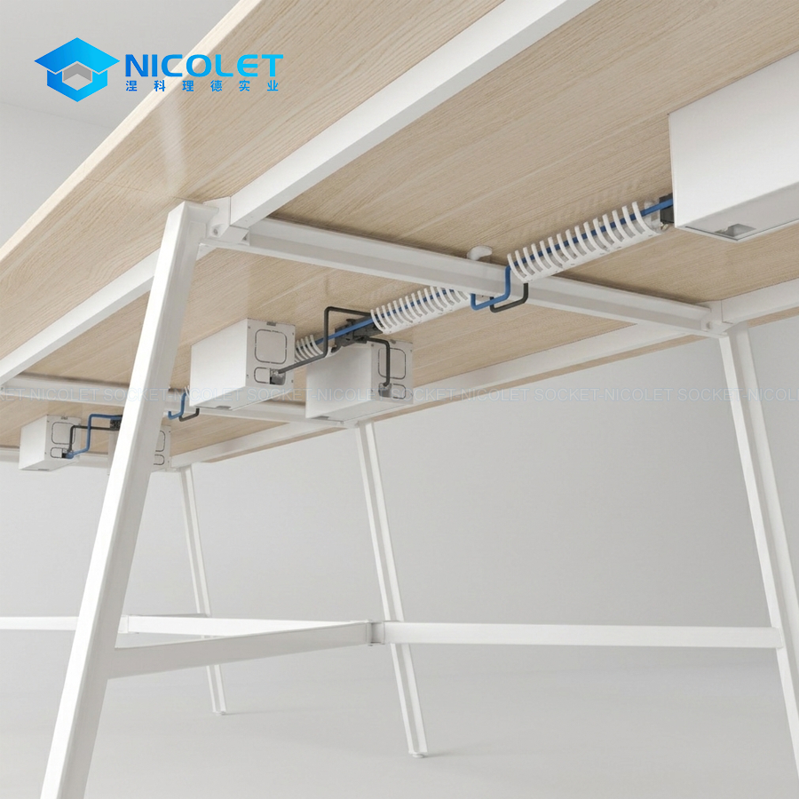 Cable Clips & Route Organizers Under-Desk Cable Management Comb