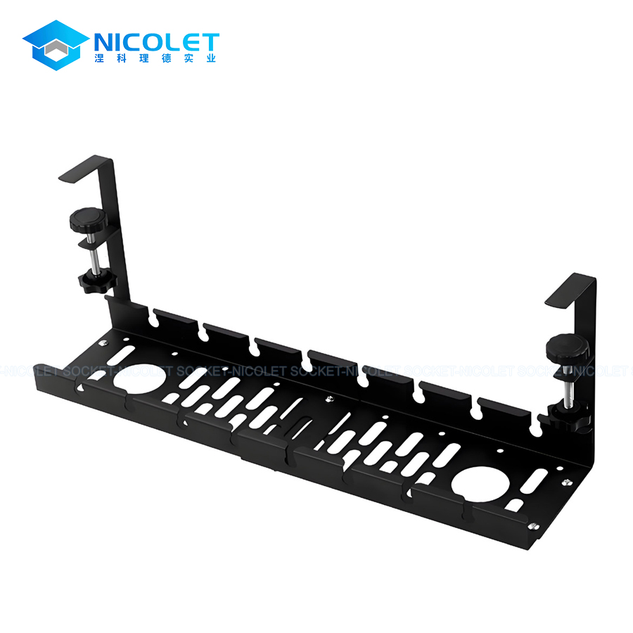 Wire Mesh Cable Baskets Wholesale Clamp-On Cable Management Tray