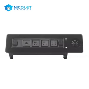 motorized conference table socket