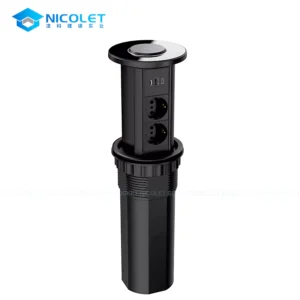 Motorized Pop-Up Schuko Desk Socket