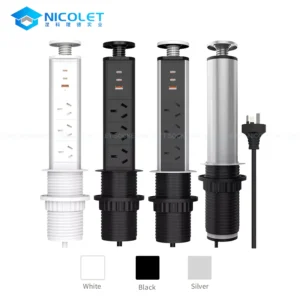 Pop-Up 3 AU Sockets Desk Power Outlet