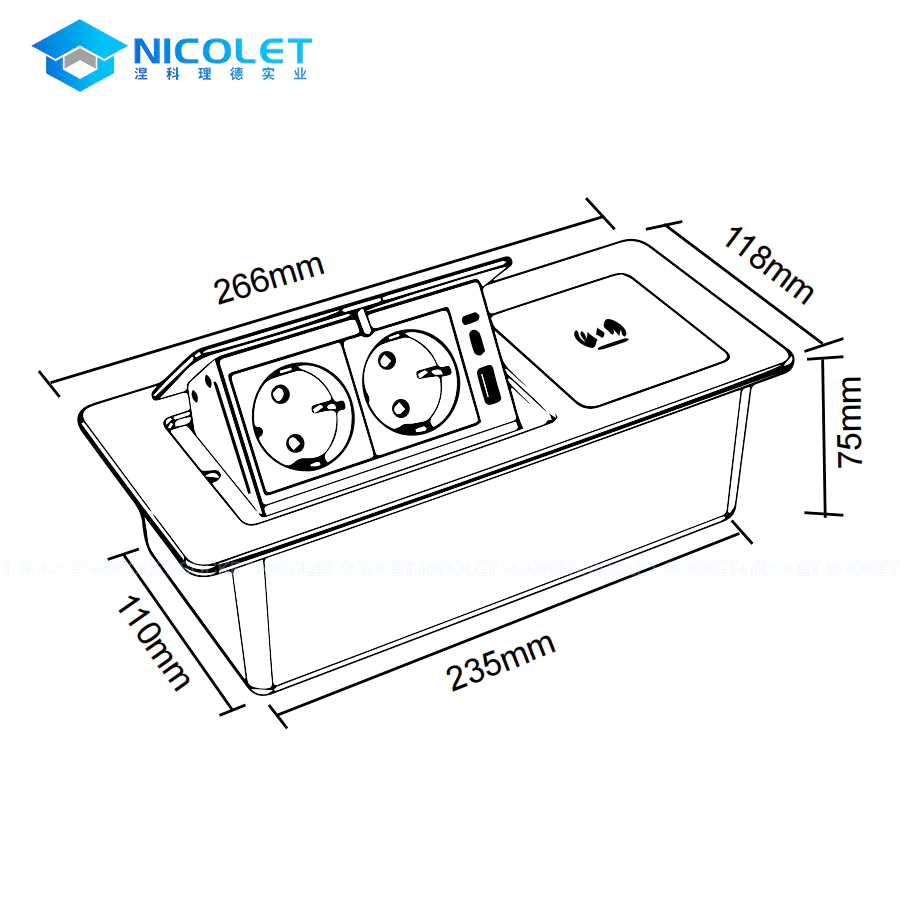 pop up recessed desk power outlet (2) pop up recessed desk power outlet