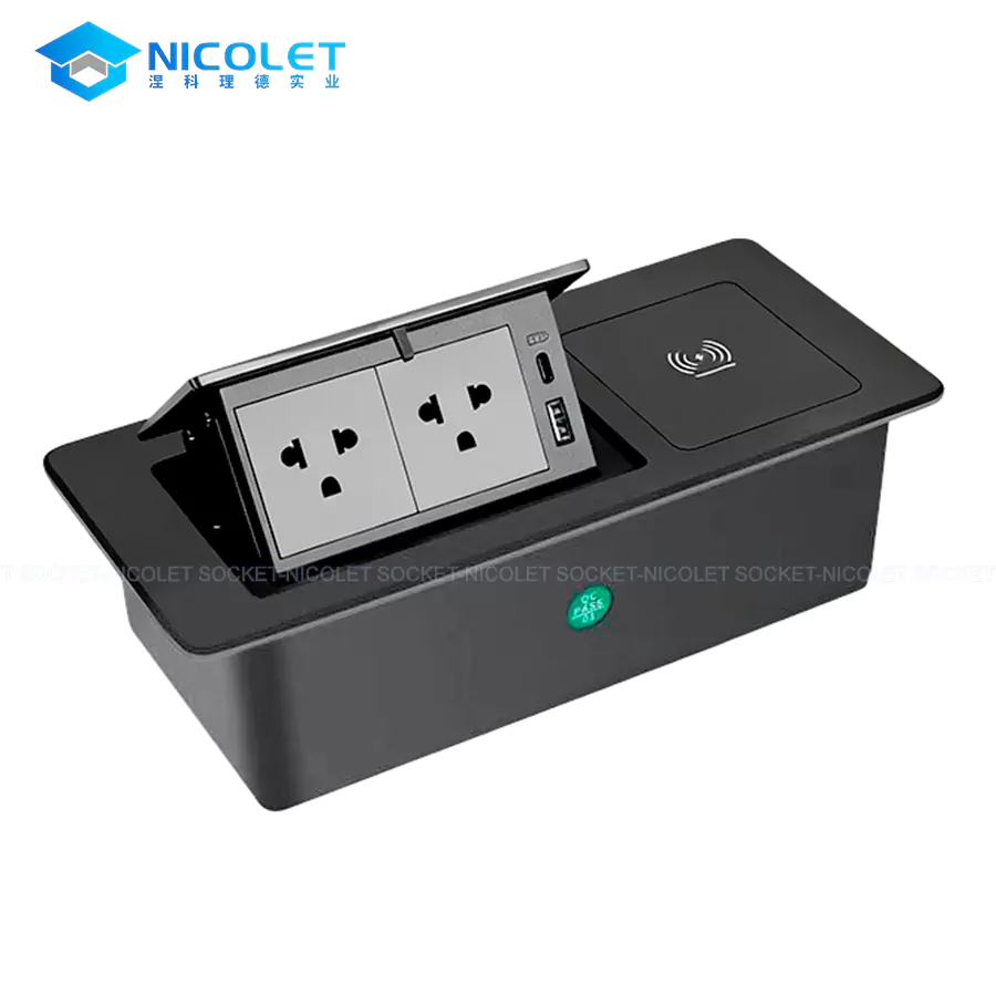 us pop up desk power outlet US Pop-Up Desk Power Outlet