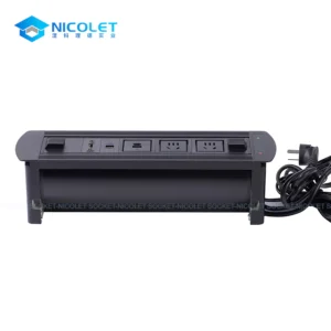 desktop power hub with HDMI and RJ45