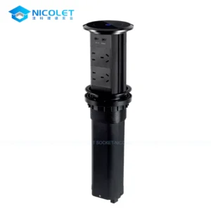 motorized pop-up desk power socket