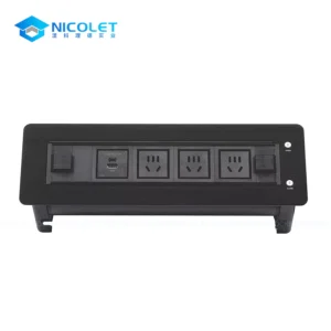 motorized rotary desk power hub